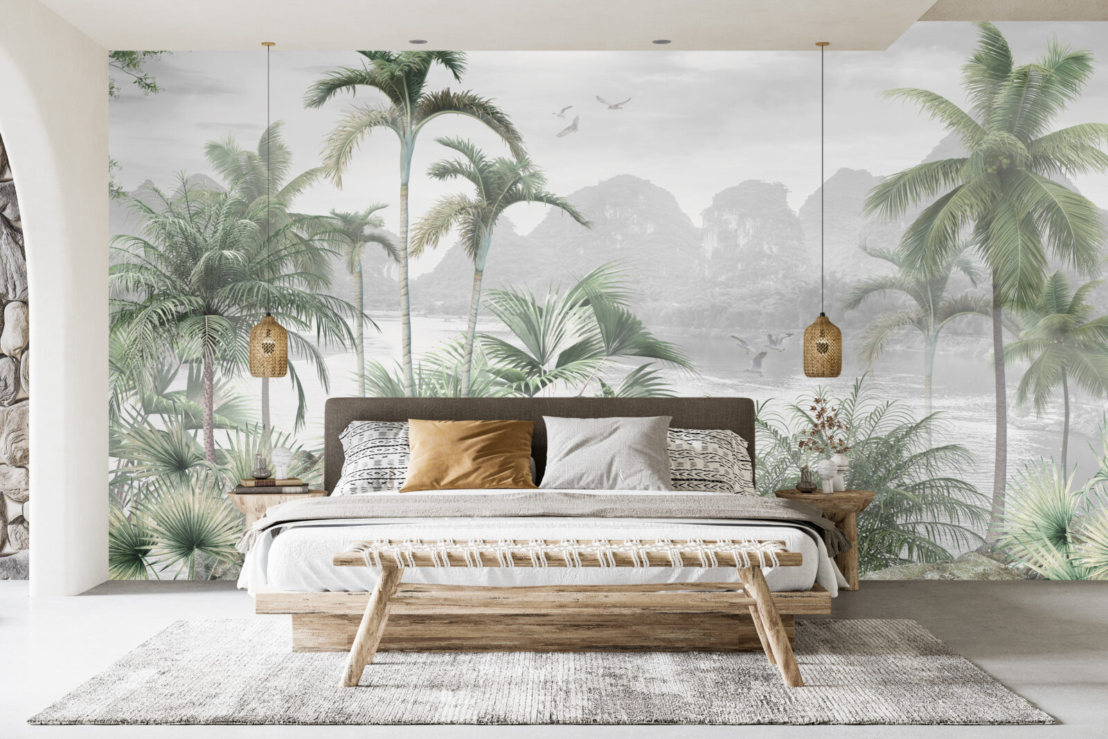 Tropical Fog Mambo Deco Papiers Peints Sur Mesure Au Meilleur Prix